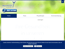 Tablet Screenshot of cfp-goettingen.de